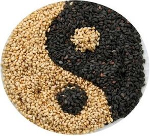 black and white sesame to increase potency