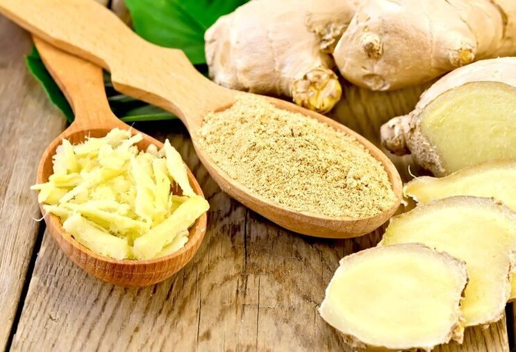 the use of ground ginger for potency